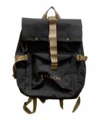 FILSONフィルソン）の古着「オールウェザーロールトップバックパック」｜ブラック