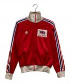 adidasアディダス）の古着「トラックジャケット」｜レッド