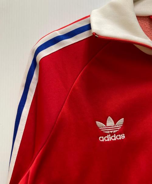 adidas（アディダス）adidas (アディダス) トラックジャケット レッド サイズ:Sの古着・服飾アイテム