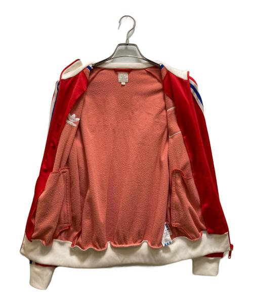 adidas（アディダス）adidas (アディダス) トラックジャケット レッド サイズ:Sの古着・服飾アイテム