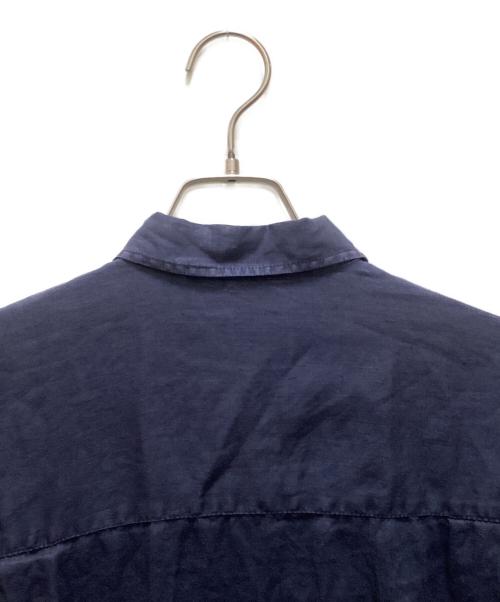Spick and Span（スピック＆スパン）Spick and Span (スピック＆スパン) 80リネンカシュクールビッグシャツ ネイビー サイズ:Freeの古着・服飾アイテム