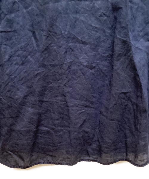 Spick and Span（スピック＆スパン）Spick and Span (スピック＆スパン) 80リネンカシュクールビッグシャツ ネイビー サイズ:Freeの古着・服飾アイテム