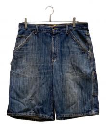Levi's SILVER TAB（リーバイス シルバータブ）の古着「バギーカーペンターデニムハーフパンツ」｜インディゴ