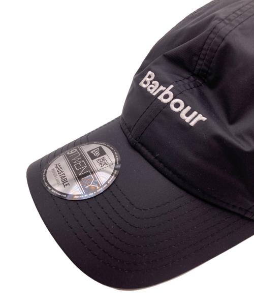 Barbour（バブアー）Barbour (バブアー) New Era (ニューエラ) コラボナイロンキャップ ブラック サイズ:MLの古着・服飾アイテム