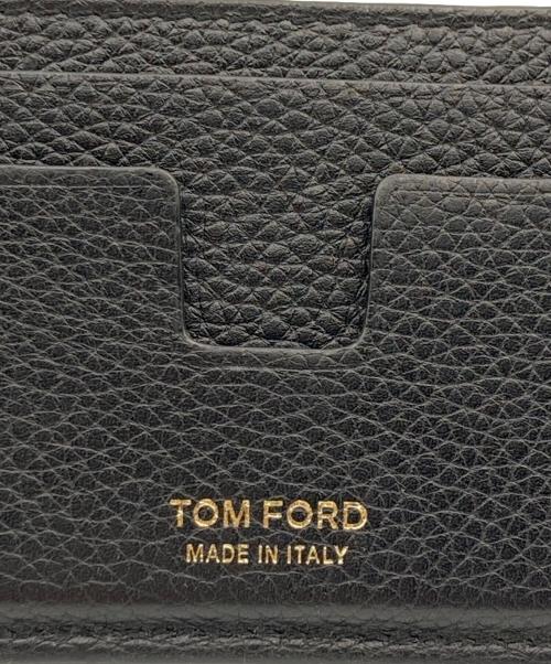 TOM FORD（トムフォード）TOM FORD (トムフォード) レザーカードケース グリーン×ブラックの古着・服飾アイテム