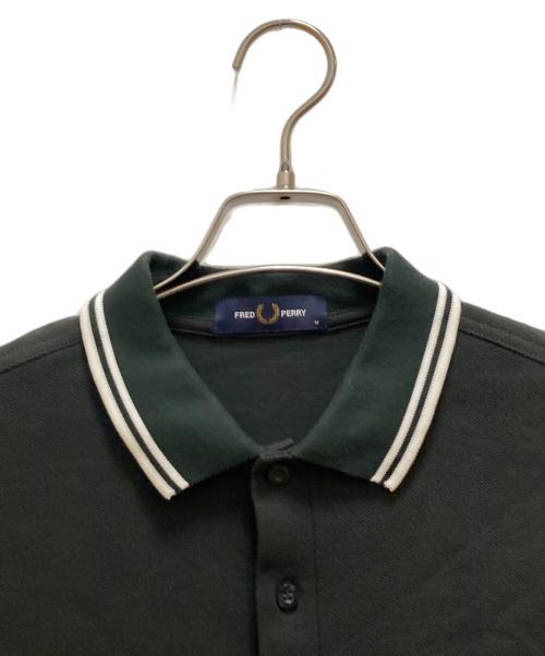 FRED PERRY（フレッドペリー）FRED PERRY (フレッドペリー) ポロシャツ グリーン サイズ:Mの古着・服飾アイテム