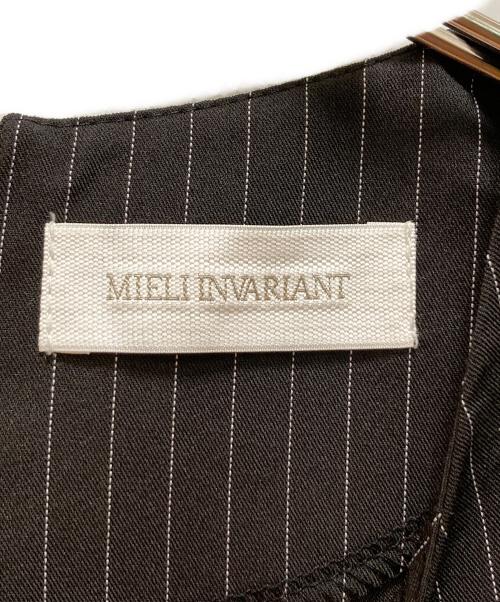 MIELI INVARIANT（ミエリインヴァリアント）MIELI INVARIANT (ミエリインヴァリアント) ピンストライプフレアドレス ブラック サイズ:FREEの古着・服飾アイテム