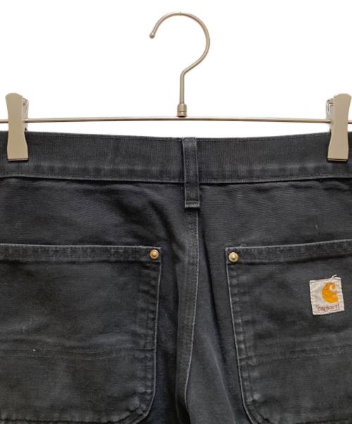 CarHartt（カーハート）CarHartt (カーハート) ブラックダブルニーパンツ ブラック サイズ:W31×L30の古着・服飾アイテム