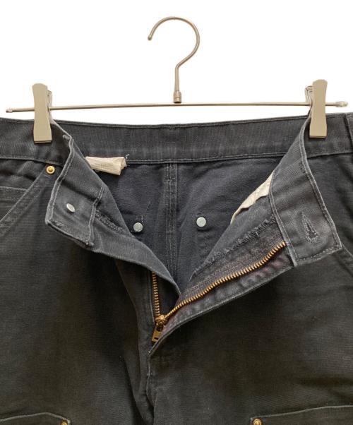 CarHartt（カーハート）CarHartt (カーハート) ブラックダブルニーパンツ ブラック サイズ:W31×L30の古着・服飾アイテム