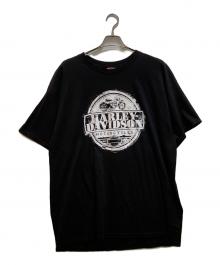 HARLEY-DAVIDSON（ハーレーダビッドソン）の古着「両面プリントTシャツ」｜ブラック