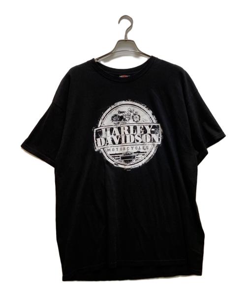 HARLEY-DAVIDSON（ハーレーダビッドソン）HARLEY-DAVIDSON (ハーレーダビッドソン) 両面プリントTシャツ ブラック サイズ:2XLの古着・服飾アイテム