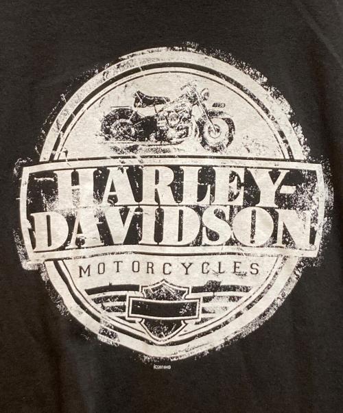 HARLEY-DAVIDSON（ハーレーダビッドソン）HARLEY-DAVIDSON (ハーレーダビッドソン) 両面プリントTシャツ ブラック サイズ:2XLの古着・服飾アイテム