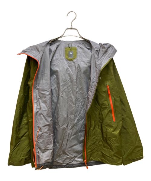 mont-bell（モンベル）mont-bell (モンベル) ストームクルーザー ジャケット グリーン×オレンジ サイズ:Mの古着・服飾アイテム