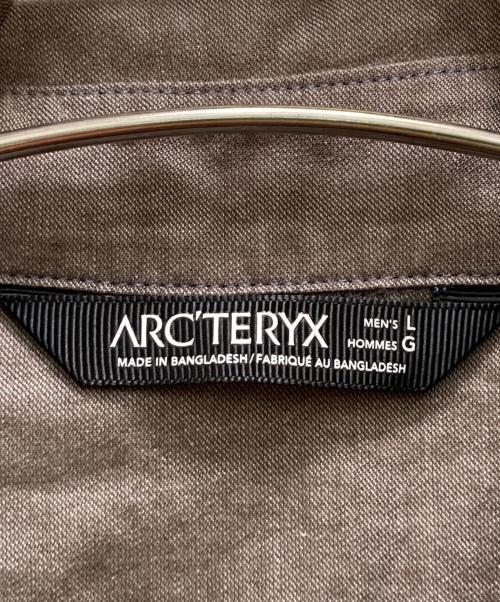 ARC'TERYX（アークテリクス）ARC'TERYX (アークテリクス) 半袖シャツ ブラウン サイズ:Lの古着・服飾アイテム