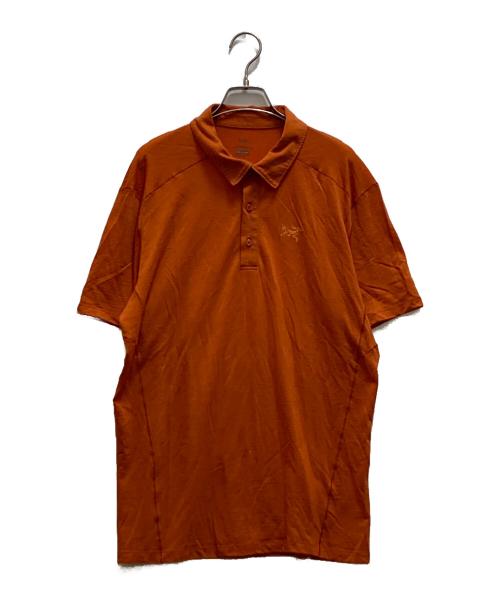 ARC'TERYX（アークテリクス）ARC'TERYX (アークテリクス) ペリオン ポロシャツ オレンジ サイズ:Mの古着・服飾アイテム