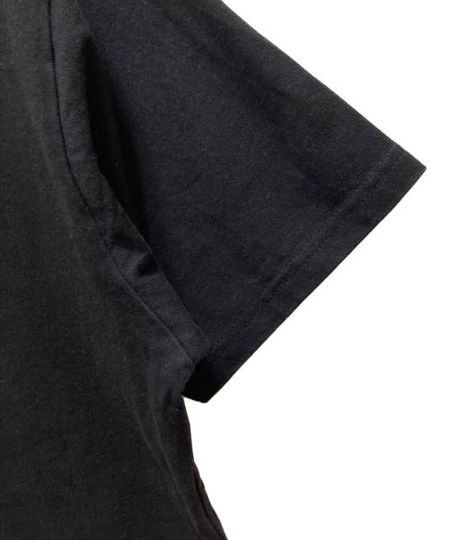 SCHOTT BROS.（ショット）SCHOTT BROS. (ショット) LEATHER PKT T ONE STAR スタースタッズ付 クルーネック レザーポケットTシャツ ブラック サイズ:XLの古着・服飾アイテム