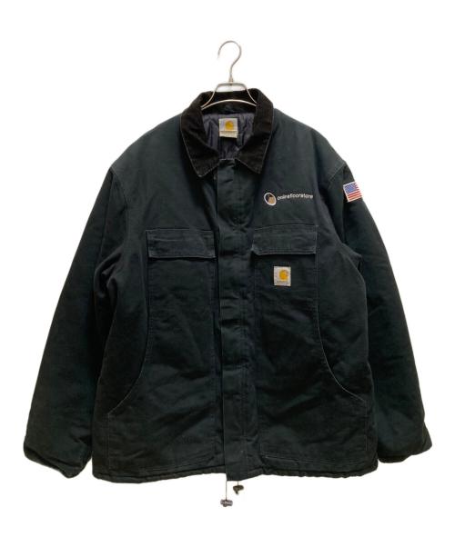 CarHartt（カーハート）CarHartt (カーハート) ダック トラディショナル コート アークティック キルトラインド ブラック サイズ:46の古着・服飾アイテム