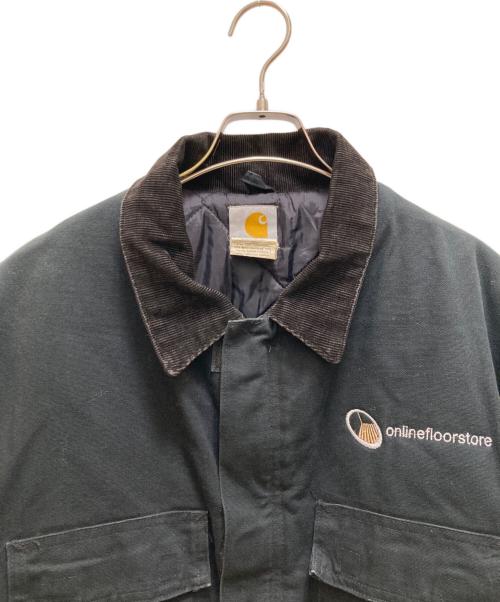 CarHartt（カーハート）CarHartt (カーハート) ダック トラディショナル コート アークティック キルトラインド ブラック サイズ:46の古着・服飾アイテム
