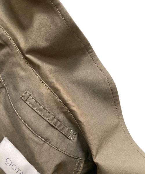 CIOTA（シオタ）CIOTA (シオタ) スビンコットン タイプライター バルマカンコート グリーン サイズ:6の古着・服飾アイテム