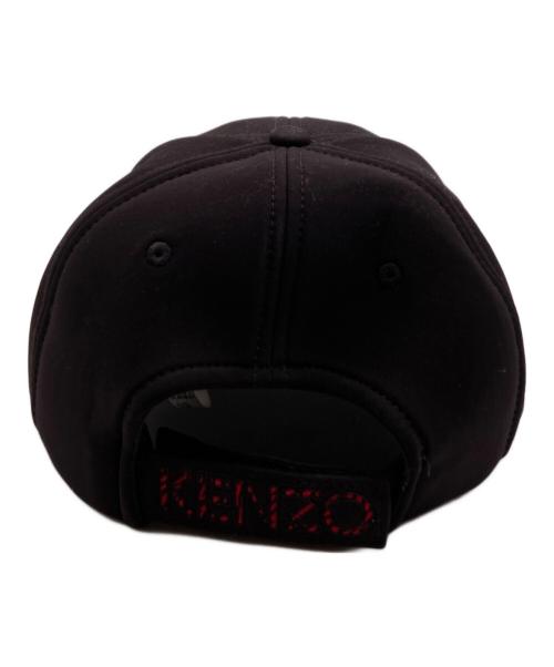 KENZO（ケンゾー）KENZO (ケンゾー) タイガー刺繍キャップ ブラック サイズ:Uの古着・服飾アイテム