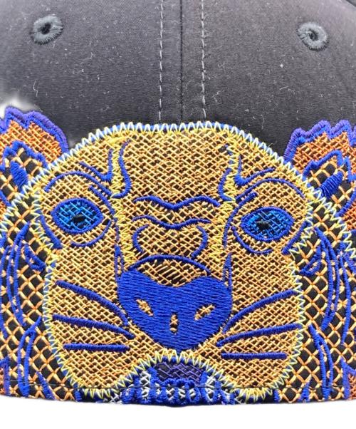 KENZO（ケンゾー）KENZO (ケンゾー) タイガー刺繍キャップ ブラック サイズ:Uの古着・服飾アイテム