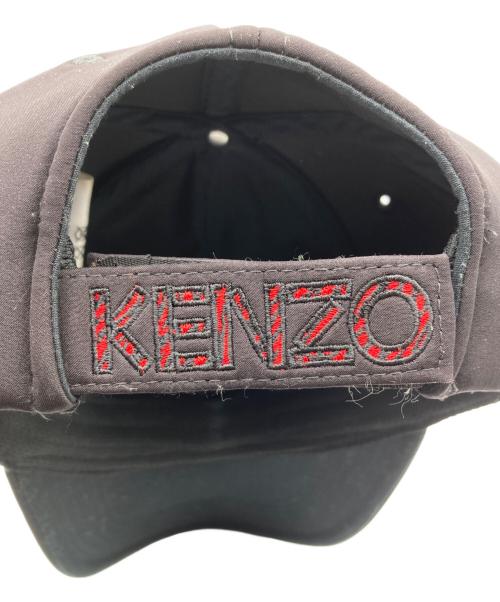 KENZO（ケンゾー）KENZO (ケンゾー) タイガー刺繍キャップ ブラック サイズ:Uの古着・服飾アイテム