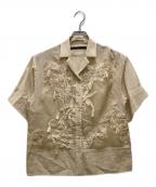 muller of yoshiokuboミュラーオブヨシオクボ）の古着「BLANCH SHIRTS」｜ベージュ