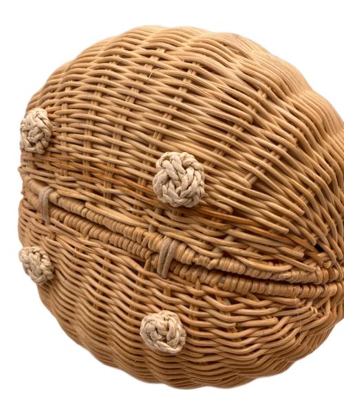 CULT GAIA（カルトガイア）cult gaia (カルトガイア) MILLIE RATTAN BAG ブラウンの古着・服飾アイテム