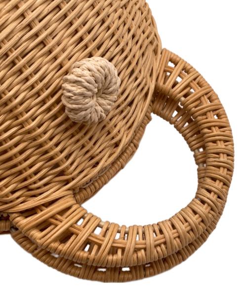 CULT GAIA（カルトガイア）cult gaia (カルトガイア) MILLIE RATTAN BAG ブラウンの古着・服飾アイテム
