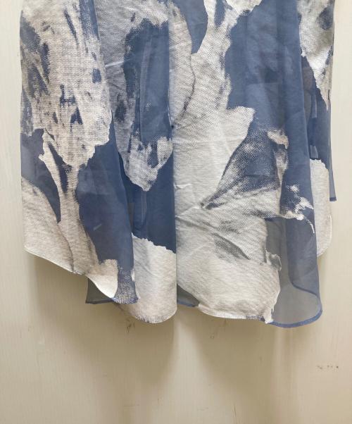 TAAKK（ターク）TAAKK (ターク) オパールシースルーフラワーキャミソール ブルー サイズ:1の古着・服飾アイテム