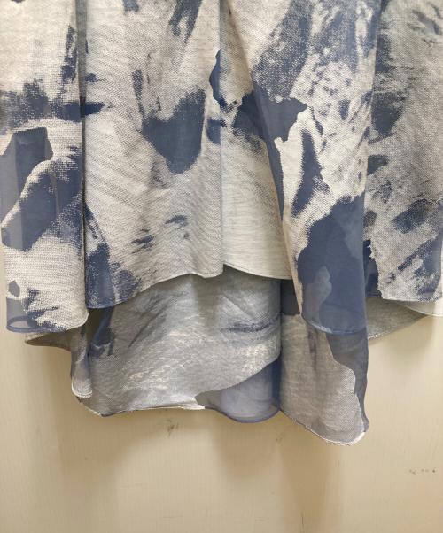 TAAKK（ターク）TAAKK (ターク) オパールシースルーフラワーキャミソール ブルー サイズ:1の古着・服飾アイテム
