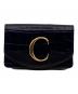 Chloe（クロエ）の古着「型押し2つ折りパスケース」｜ネイビー