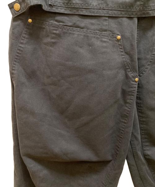 Needles（ニードルズ）Needles (ニードルズ) 11オンス オックスフォード エプロン ヒザデルパンツ ブラック サイズ:Sの古着・服飾アイテム