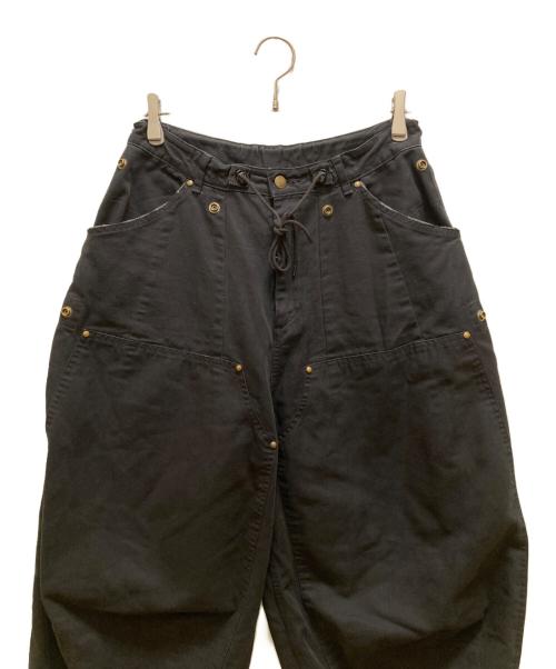 Needles（ニードルズ）Needles (ニードルズ) 11オンス オックスフォード エプロン ヒザデルパンツ ブラック サイズ:Sの古着・服飾アイテム