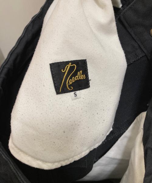 Needles（ニードルズ）Needles (ニードルズ) 11オンス オックスフォード エプロン ヒザデルパンツ ブラック サイズ:Sの古着・服飾アイテム