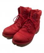 Timberlandティンバーランド）の古着「6インチプレミアム スエードレースアップ ブーツ」｜レッド