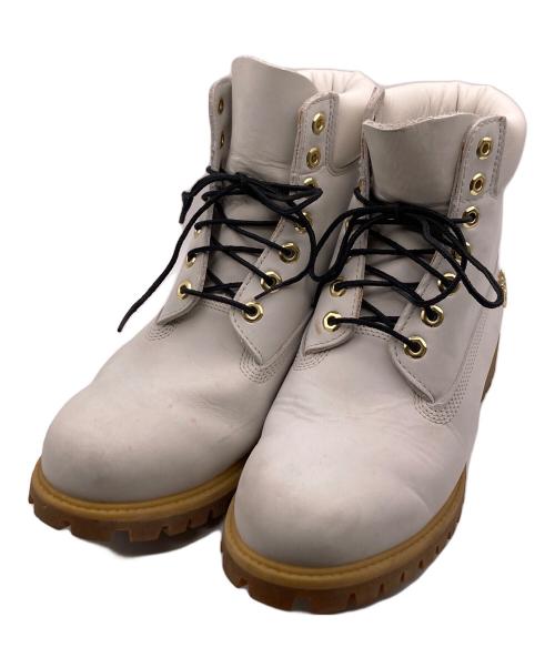 Timberland（ティンバーランド）Timberland (ティンバーランド) 7ホールブーツ ホワイト サイズ:9Wの古着・服飾アイテム