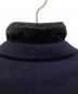中古・古着 Ermenegildo Zegna (エルメネジルド・ゼニア) ドッキング2Bジャケット ブラック×ネイビー サイズ:7：18000円