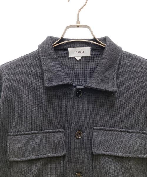 LARDINI（ラルディーニ）LARDINI (ラルディーニ) ニットジャケット ブラック サイズ:XLの古着・服飾アイテム