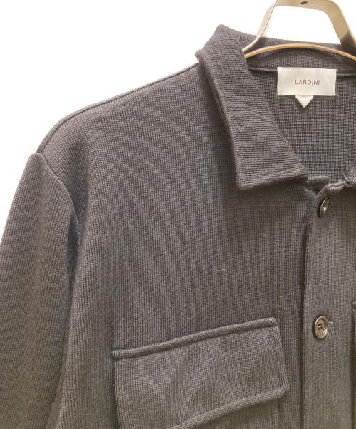 LARDINI（ラルディーニ）LARDINI (ラルディーニ) ニットジャケット ブラック サイズ:XLの古着・服飾アイテム