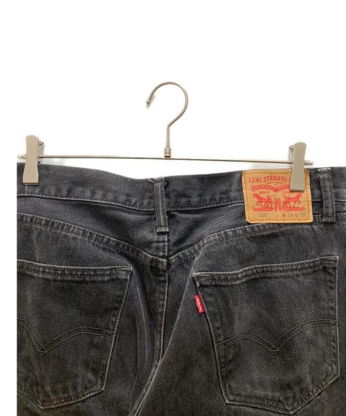 LEVI'S（リーバイス）LEVI'S (リーバイス) 505レギュラーフィット ジーンズ ブラック インディゴ サイズ:W34×L29の古着・服飾アイテム