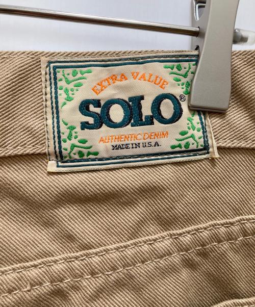 SOLO PLUS（ソロプラス）SOLO PLUS (ソロプラス) オールドバギーパンツ ベージュ サイズ:40の古着・服飾アイテム