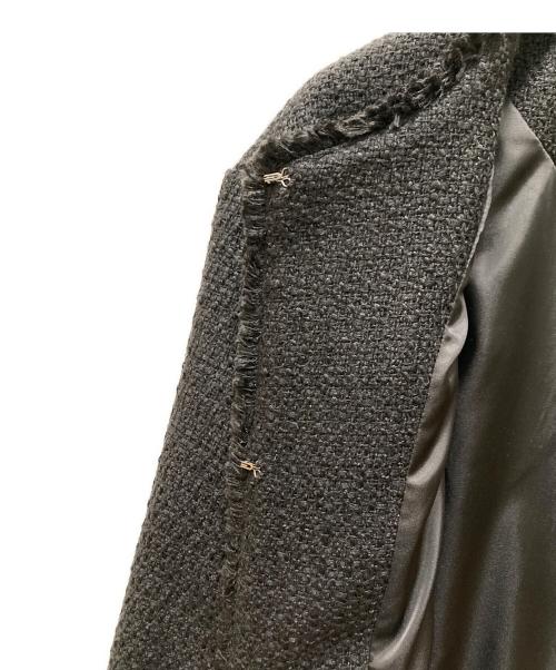 JOURNAL STANDARD（ジャーナルスタンダード）JOURNAL STANDARD (ジャーナルスタンダード) ノーカラーツイードジャケット ブラック サイズ:不明の古着・服飾アイテム