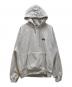 stussy（ステューシー）の古着「ロゴプリントプルオーバーパーカー」｜グレー