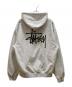 stussy (ステューシー) ロゴプリントプルオーバーパーカー グレー サイズ:XL：8000円