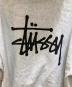 中古・古着 stussy (ステューシー) ロゴプリントプルオーバーパーカー グレー サイズ:XL：8000円