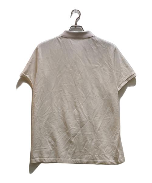 MONCLER（モンクレール）MONCLER (モンクレール) ロゴパッチポロシャツ ホワイト サイズ:XLの古着・服飾アイテム