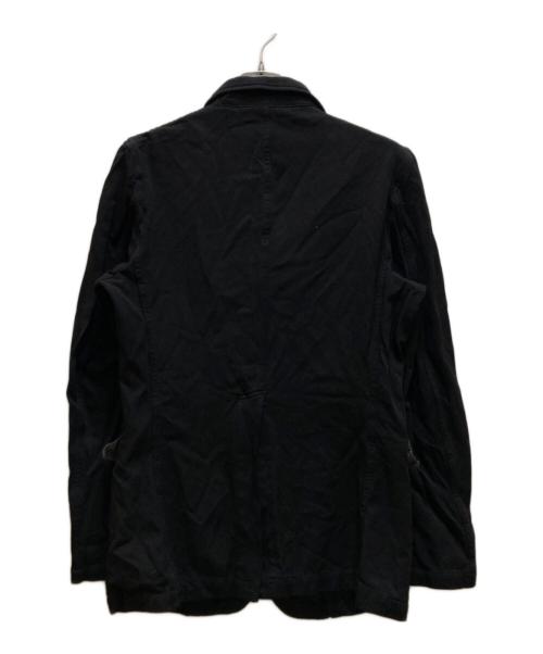 COMME des GARCONS HOMME PLUS（コムデギャルソンオムプリュス）COMME des GARCONS HOMME PLUS (コムデギャルソンオムプリュス) 製品染め ポリ縮絨3Bテーラードジャケット ブラック サイズ:Mの古着・服飾アイテム