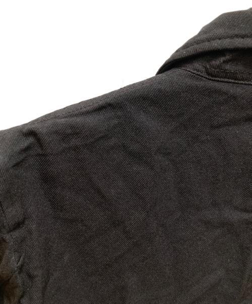 COMME des GARCONS HOMME PLUS（コムデギャルソンオムプリュス）COMME des GARCONS HOMME PLUS (コムデギャルソンオムプリュス) 製品染め ポリ縮絨3Bテーラードジャケット ブラック サイズ:Mの古着・服飾アイテム