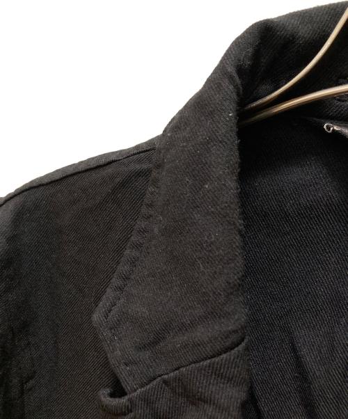 COMME des GARCONS HOMME PLUS（コムデギャルソンオムプリュス）COMME des GARCONS HOMME PLUS (コムデギャルソンオムプリュス) 製品染め ポリ縮絨3Bテーラードジャケット ブラック サイズ:Mの古着・服飾アイテム